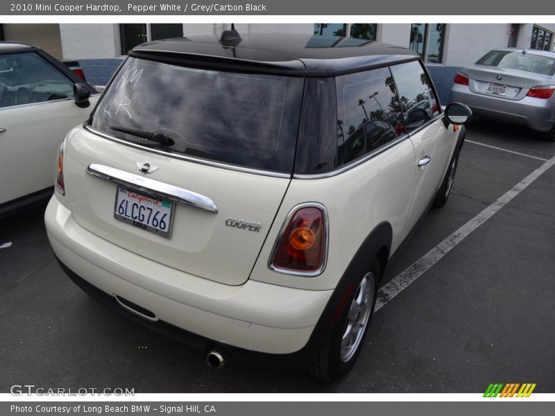 Pepper White / Grey/Carbon Black 2010 Mini Cooper Hardtop