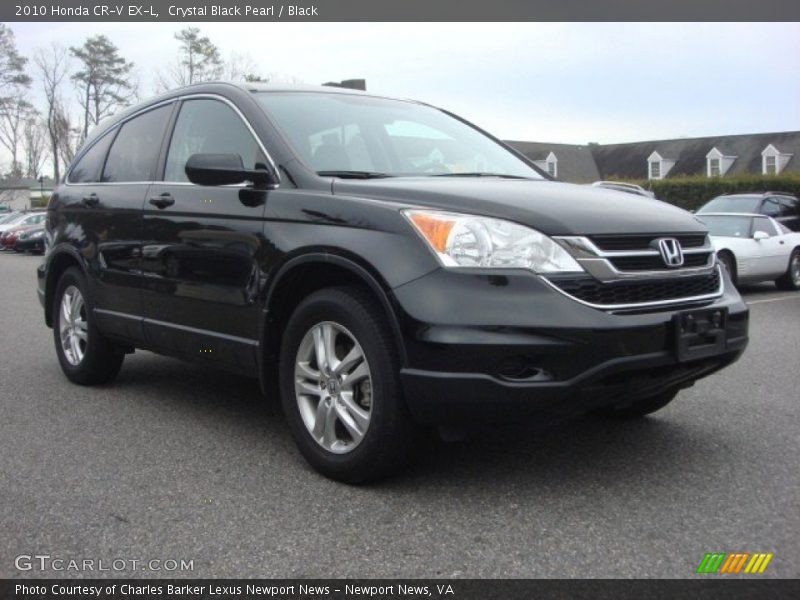 Crystal Black Pearl / Black 2010 Honda CR-V EX-L