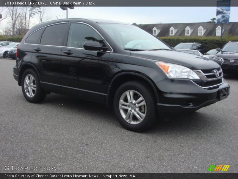 Crystal Black Pearl / Black 2010 Honda CR-V EX-L