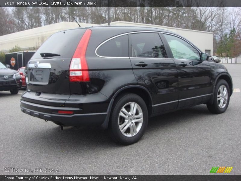 Crystal Black Pearl / Black 2010 Honda CR-V EX-L