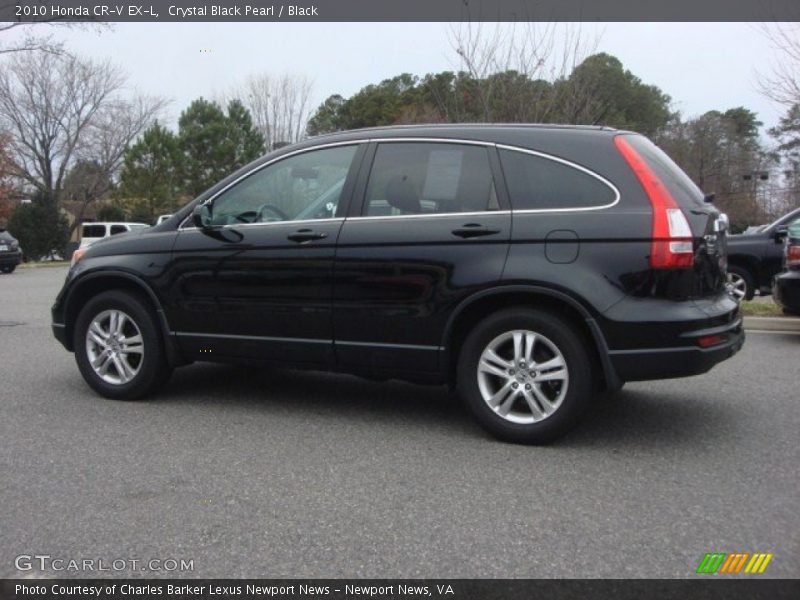 Crystal Black Pearl / Black 2010 Honda CR-V EX-L
