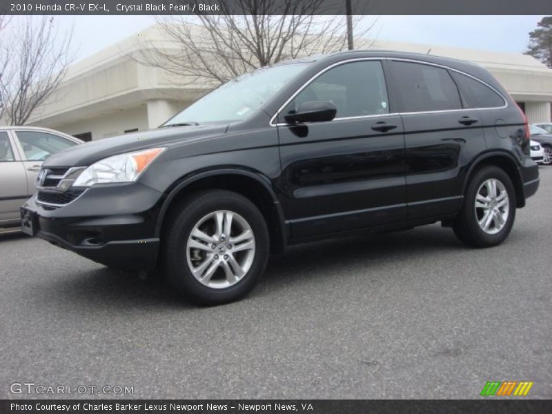 Crystal Black Pearl / Black 2010 Honda CR-V EX-L