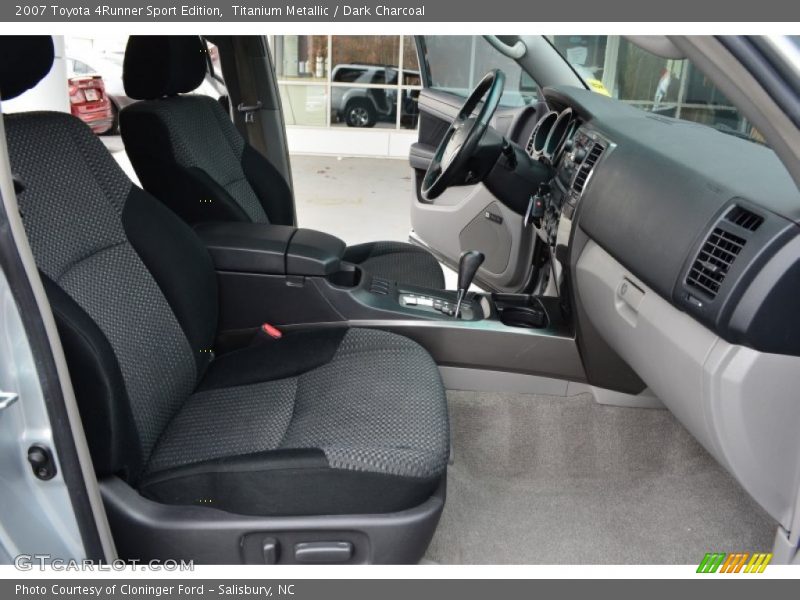 Front Seat of 2007 4Runner Sport Edition