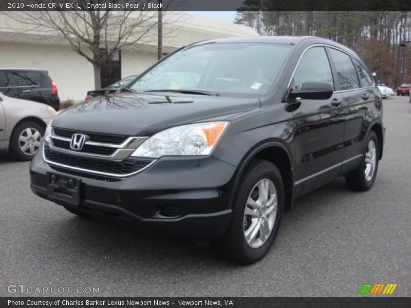Crystal Black Pearl / Black 2010 Honda CR-V EX-L