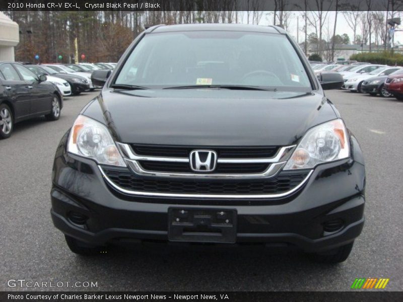Crystal Black Pearl / Black 2010 Honda CR-V EX-L
