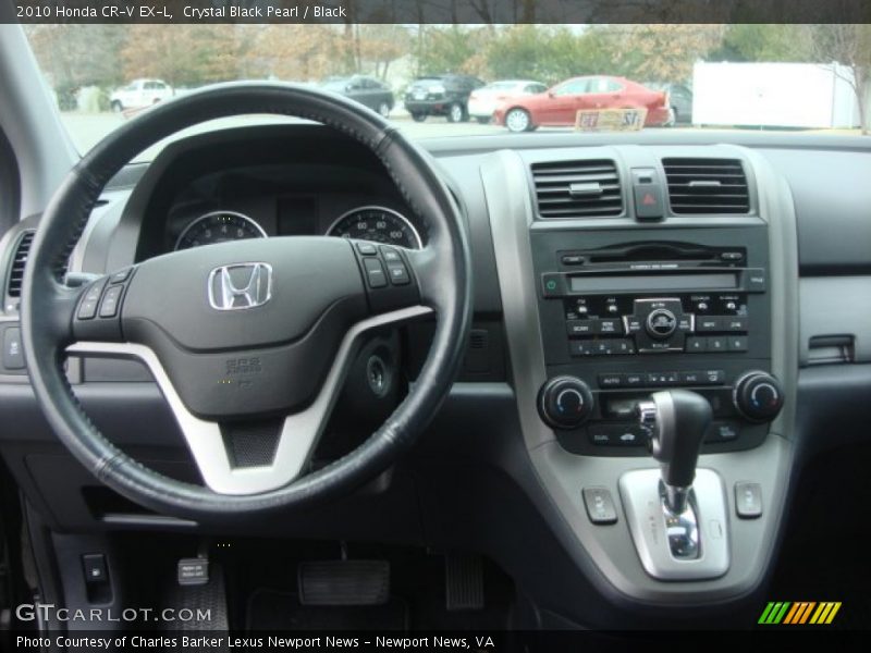Crystal Black Pearl / Black 2010 Honda CR-V EX-L