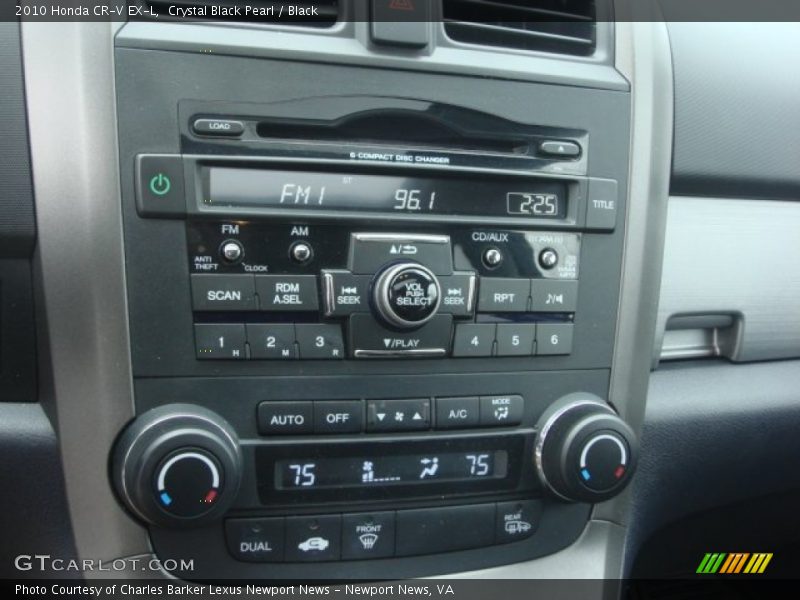 Crystal Black Pearl / Black 2010 Honda CR-V EX-L