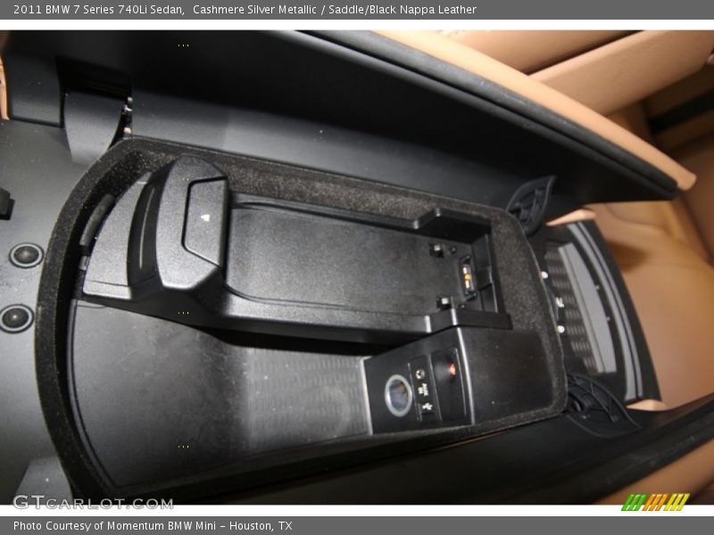 Cashmere Silver Metallic / Saddle/Black Nappa Leather 2011 BMW 7 Series 740Li Sedan