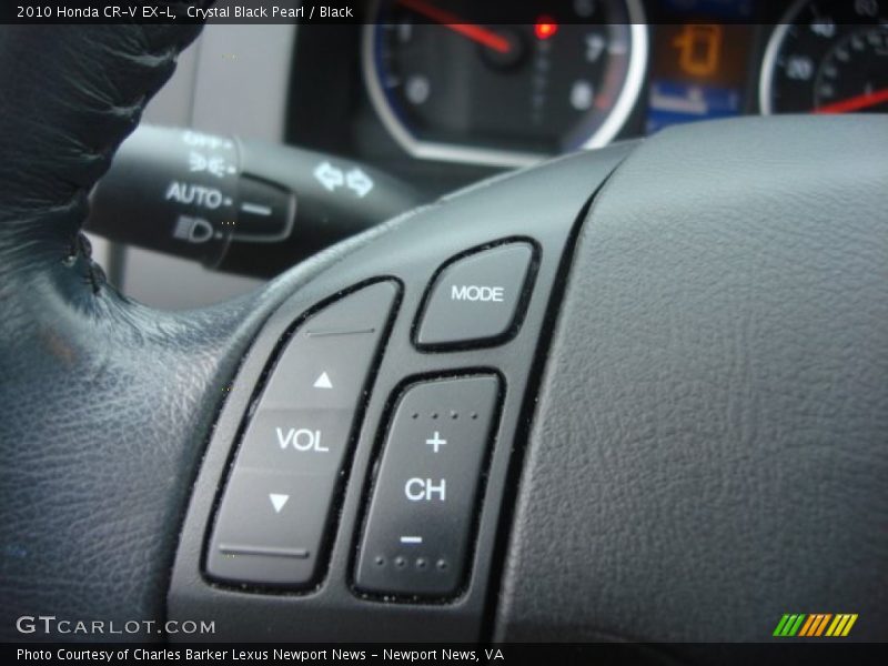 Crystal Black Pearl / Black 2010 Honda CR-V EX-L