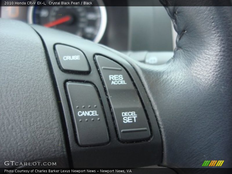 Crystal Black Pearl / Black 2010 Honda CR-V EX-L