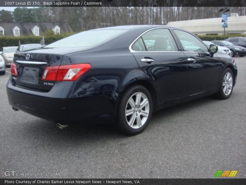 Black Sapphire Pearl / Cashmere 2007 Lexus ES 350