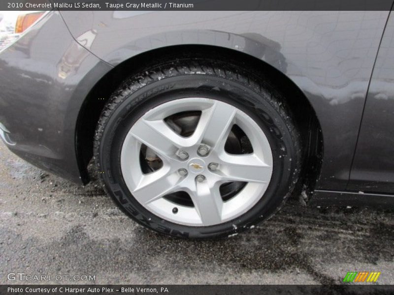 Taupe Gray Metallic / Titanium 2010 Chevrolet Malibu LS Sedan
