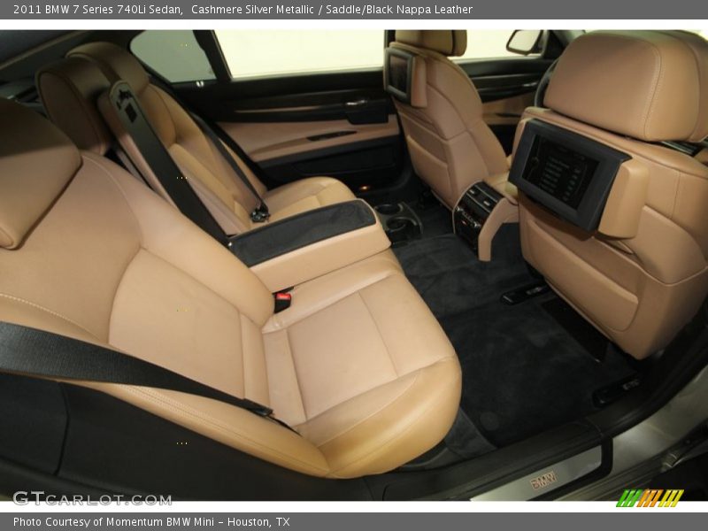 Cashmere Silver Metallic / Saddle/Black Nappa Leather 2011 BMW 7 Series 740Li Sedan