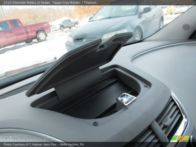 Taupe Gray Metallic / Titanium 2010 Chevrolet Malibu LS Sedan