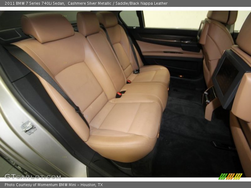 Cashmere Silver Metallic / Saddle/Black Nappa Leather 2011 BMW 7 Series 740Li Sedan