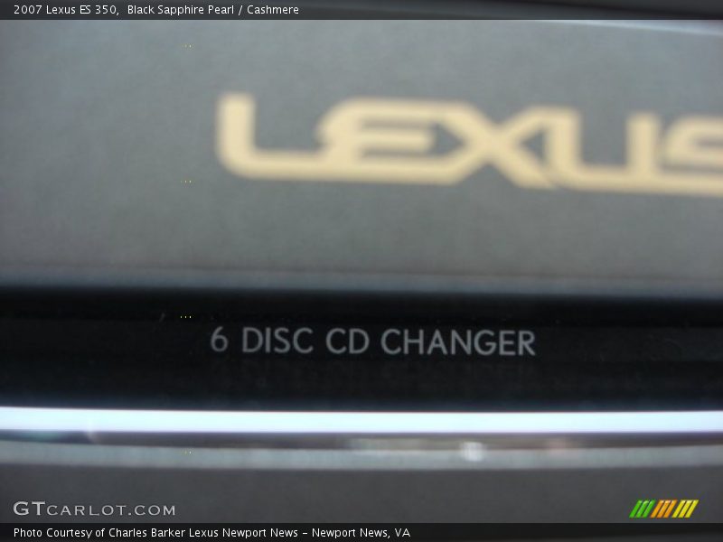 Black Sapphire Pearl / Cashmere 2007 Lexus ES 350