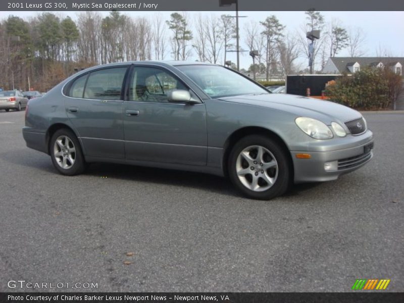 Mystic Sea Opalescent / Ivory 2001 Lexus GS 300