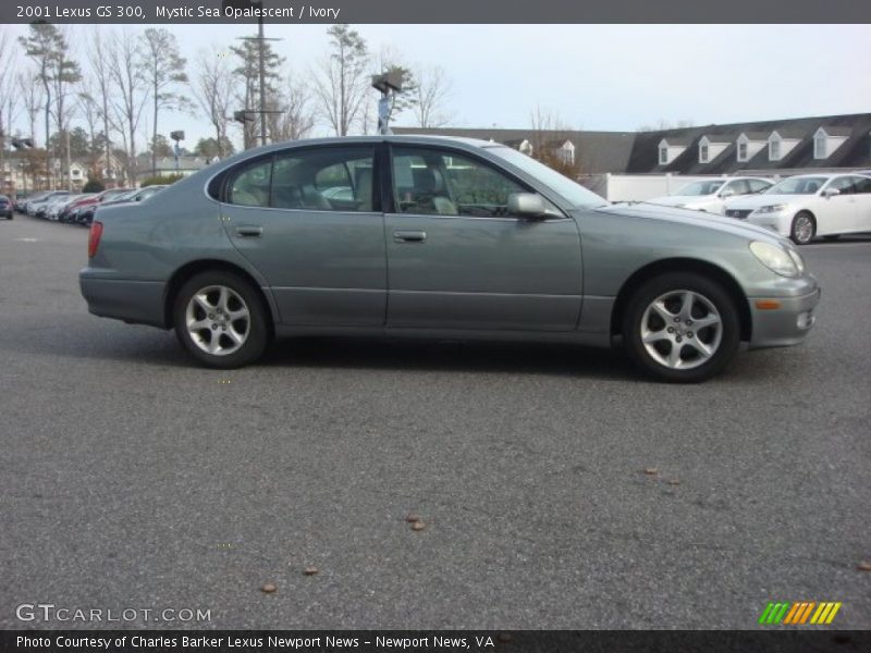 Mystic Sea Opalescent / Ivory 2001 Lexus GS 300