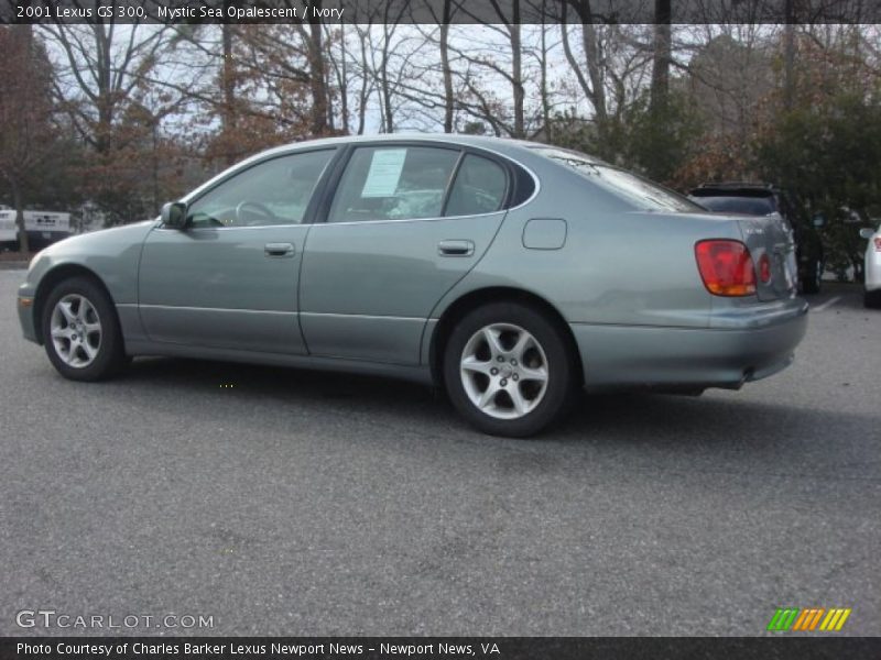 Mystic Sea Opalescent / Ivory 2001 Lexus GS 300