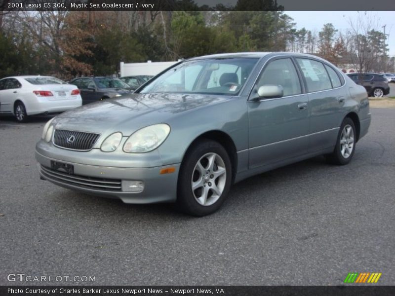 Mystic Sea Opalescent / Ivory 2001 Lexus GS 300