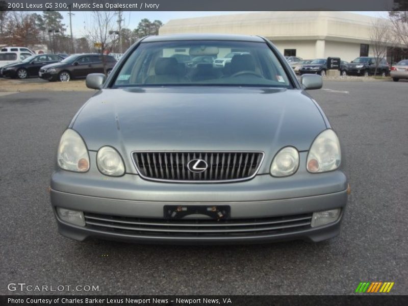 Mystic Sea Opalescent / Ivory 2001 Lexus GS 300