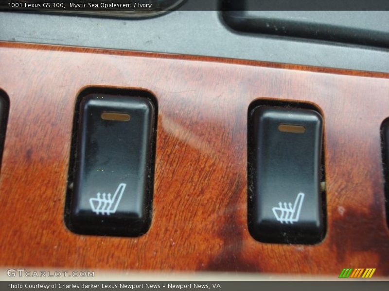 Mystic Sea Opalescent / Ivory 2001 Lexus GS 300