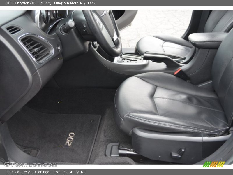 Tungsten Metallic / Black 2011 Chrysler 200 Limited
