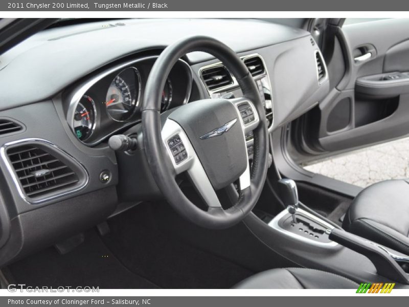Tungsten Metallic / Black 2011 Chrysler 200 Limited