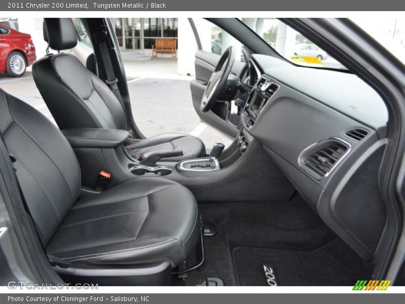 Tungsten Metallic / Black 2011 Chrysler 200 Limited