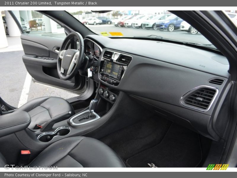 Tungsten Metallic / Black 2011 Chrysler 200 Limited