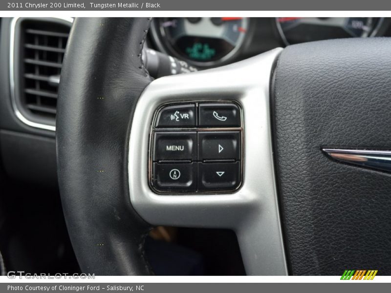 Tungsten Metallic / Black 2011 Chrysler 200 Limited
