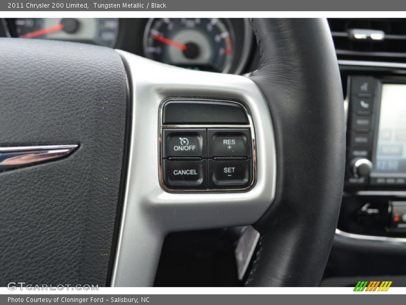 Tungsten Metallic / Black 2011 Chrysler 200 Limited