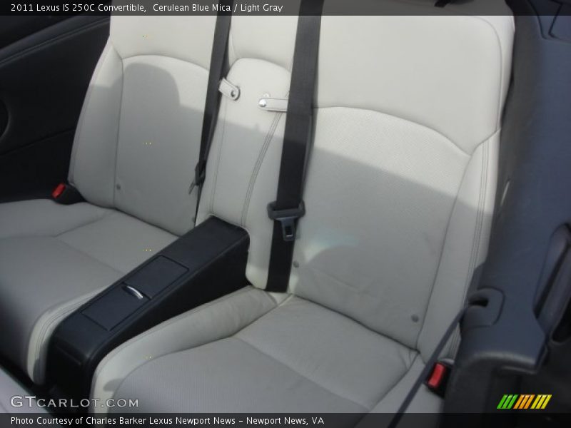 Cerulean Blue Mica / Light Gray 2011 Lexus IS 250C Convertible
