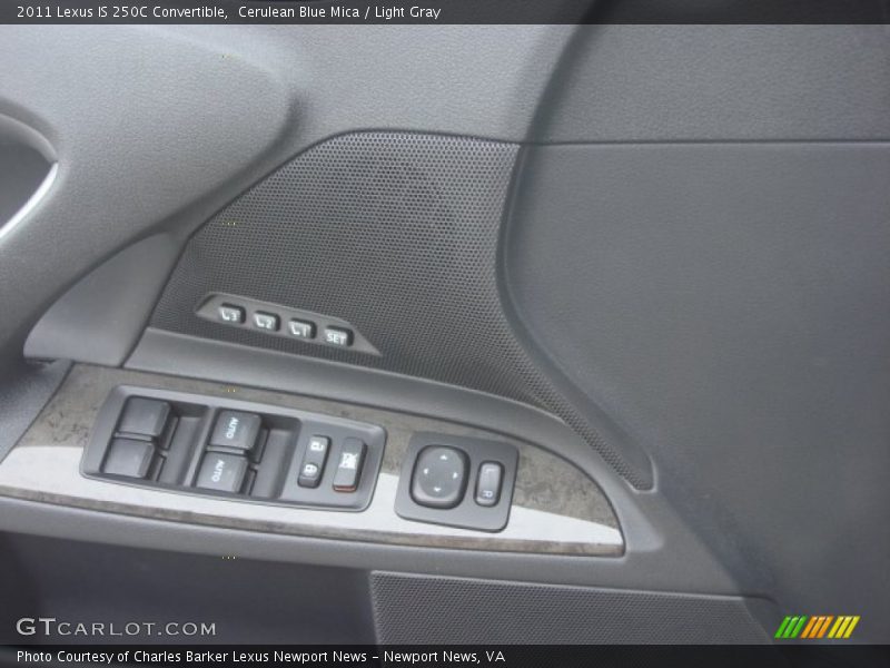 Cerulean Blue Mica / Light Gray 2011 Lexus IS 250C Convertible
