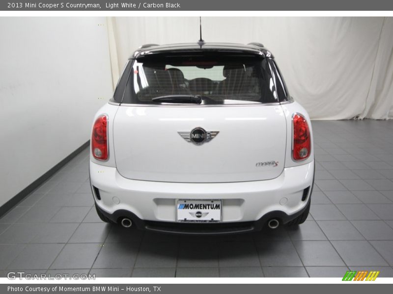 Light White / Carbon Black 2013 Mini Cooper S Countryman