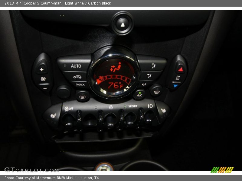 Controls of 2013 Cooper S Countryman