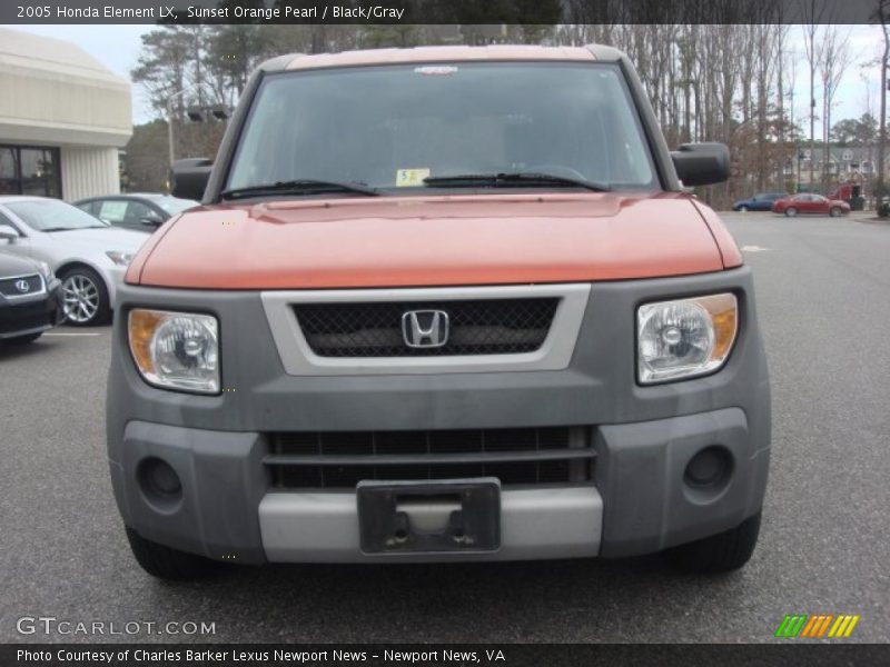 Sunset Orange Pearl / Black/Gray 2005 Honda Element LX