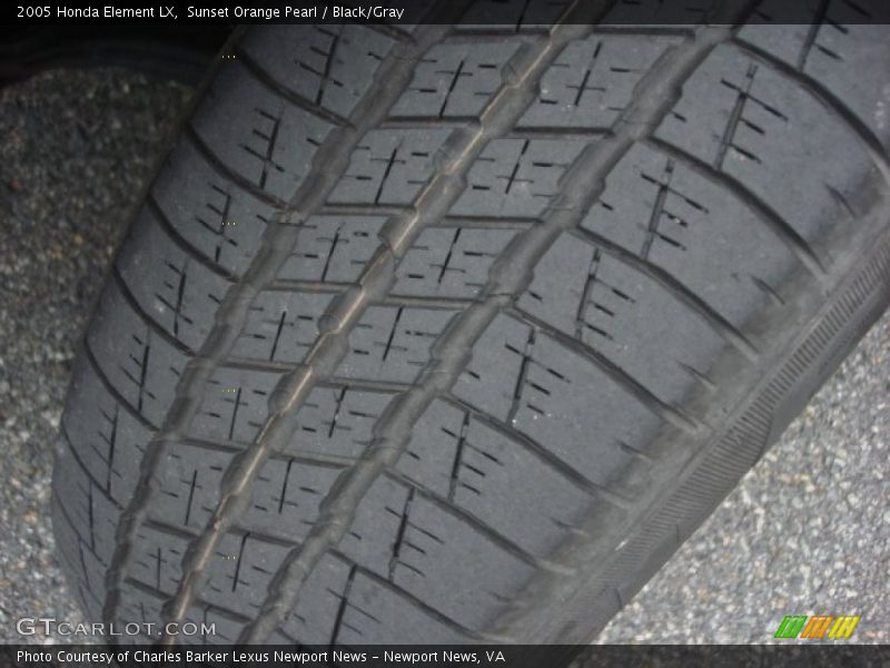 Sunset Orange Pearl / Black/Gray 2005 Honda Element LX