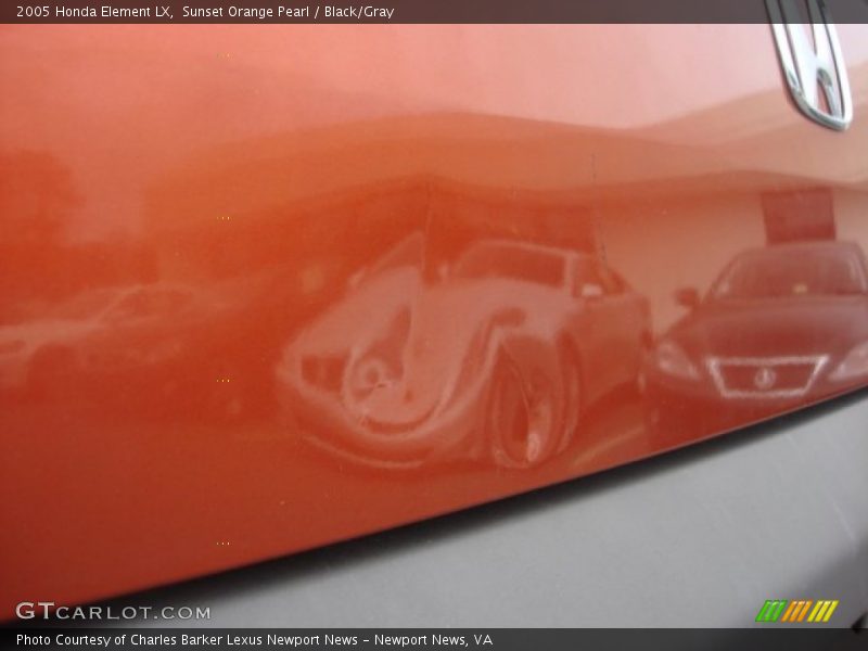 Sunset Orange Pearl / Black/Gray 2005 Honda Element LX