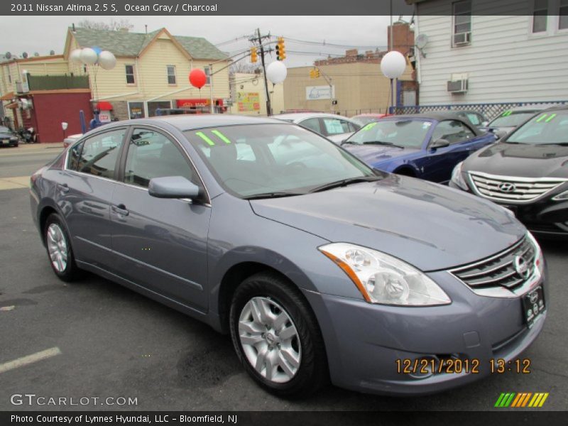 Ocean Gray / Charcoal 2011 Nissan Altima 2.5 S