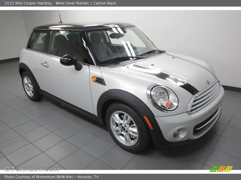 White Silver Metallic / Carbon Black 2013 Mini Cooper Hardtop