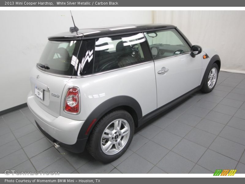 White Silver Metallic / Carbon Black 2013 Mini Cooper Hardtop