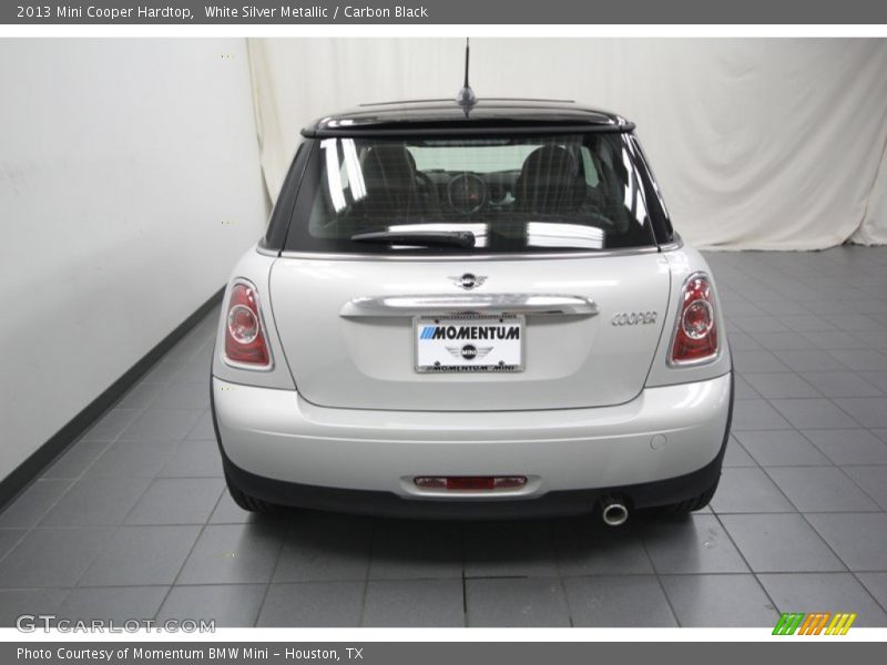 White Silver Metallic / Carbon Black 2013 Mini Cooper Hardtop
