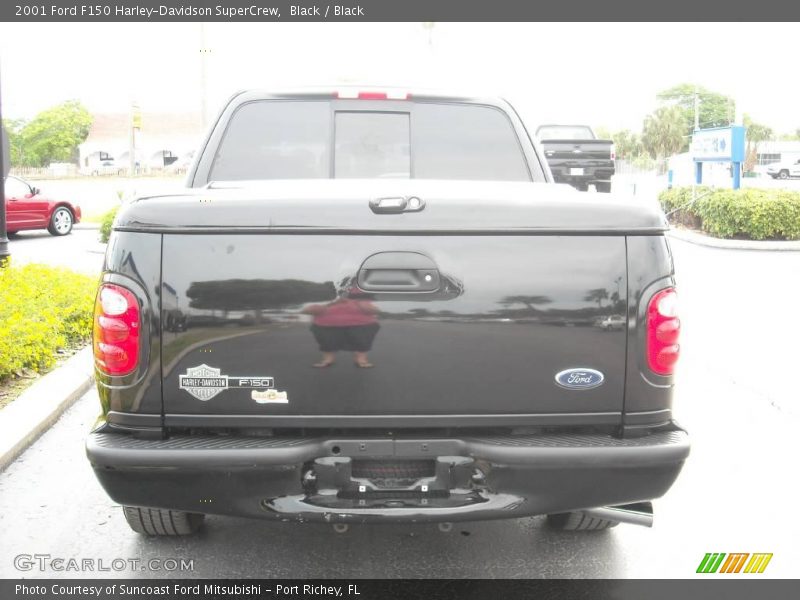Black / Black 2001 Ford F150 Harley-Davidson SuperCrew