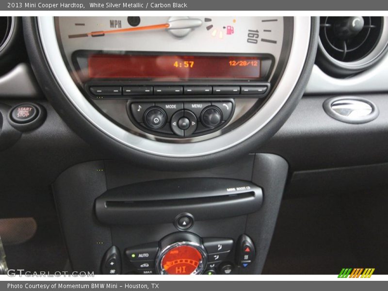 White Silver Metallic / Carbon Black 2013 Mini Cooper Hardtop