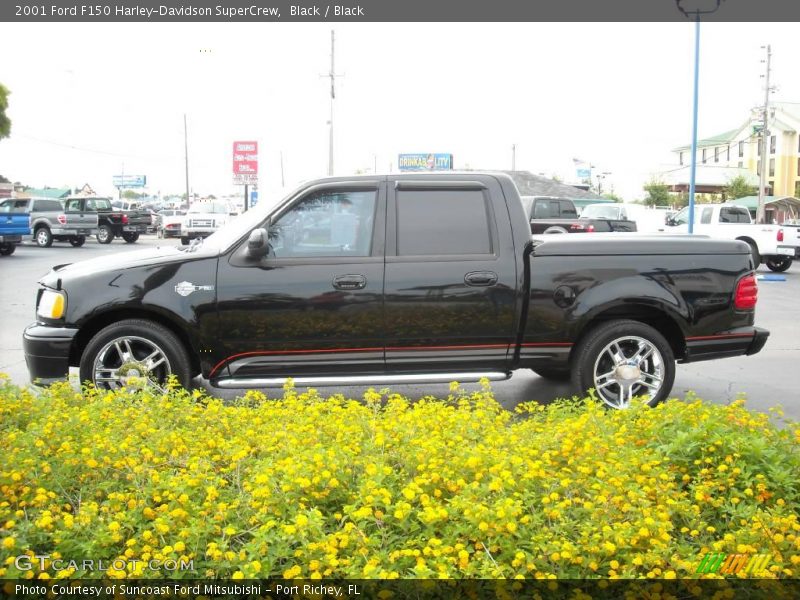 Black / Black 2001 Ford F150 Harley-Davidson SuperCrew