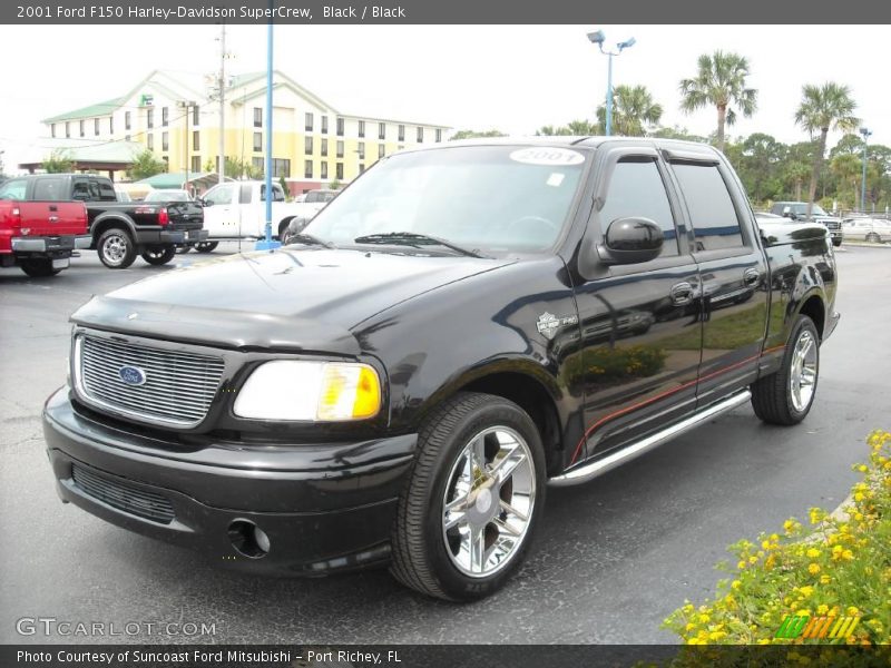 Black / Black 2001 Ford F150 Harley-Davidson SuperCrew