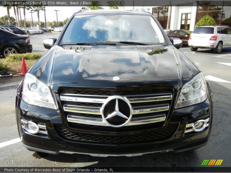Black / Black 2009 Mercedes-Benz GL 550 4Matic
