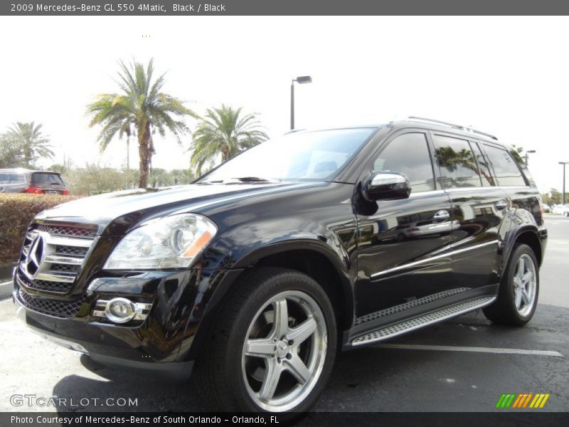 Black / Black 2009 Mercedes-Benz GL 550 4Matic