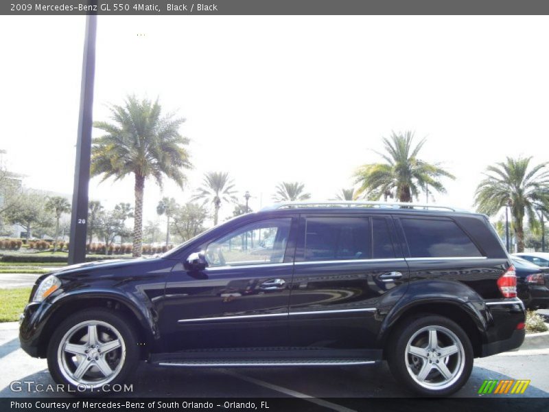 Black / Black 2009 Mercedes-Benz GL 550 4Matic